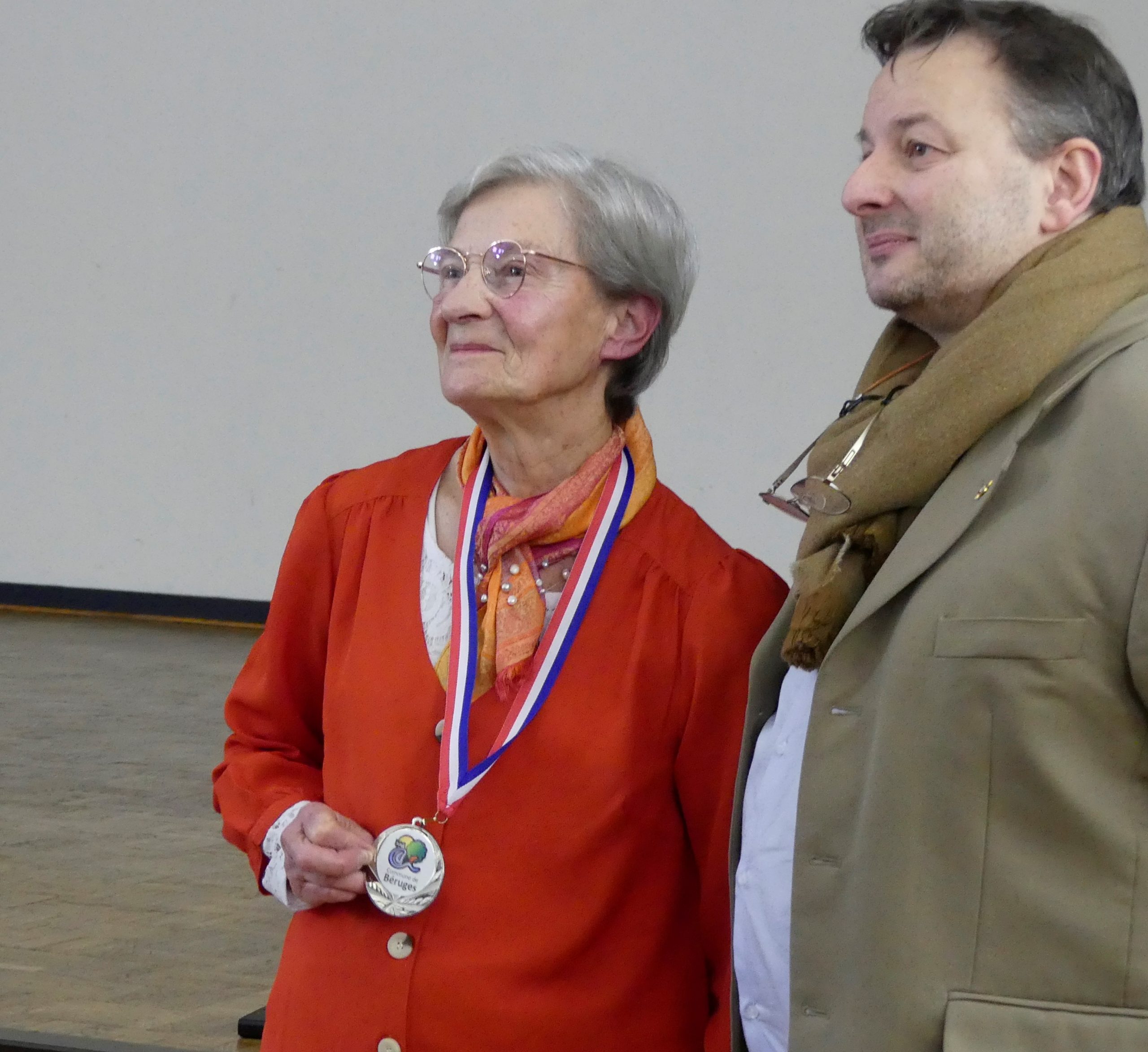 Médaille de la commune pour Bernadette Baudouin