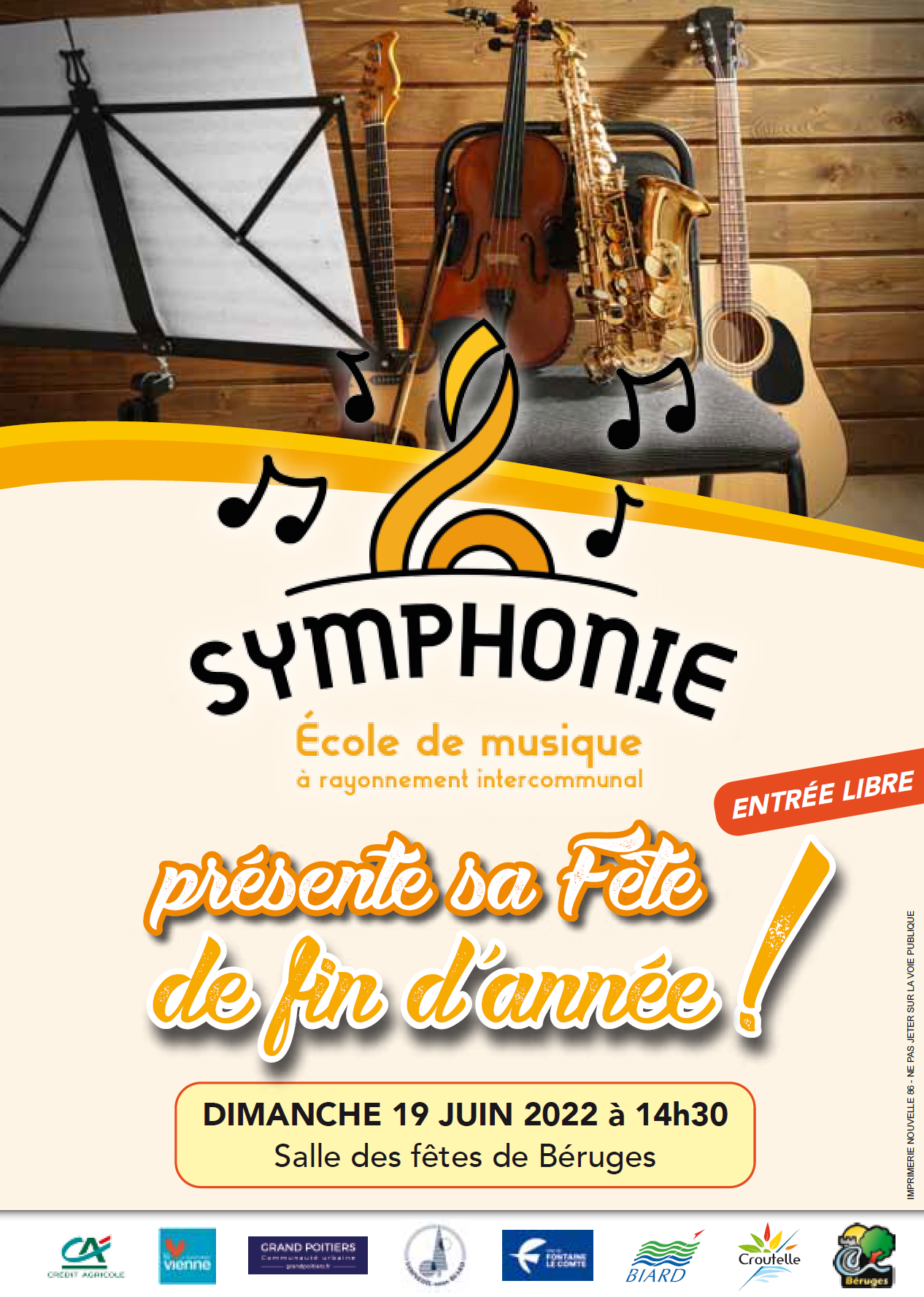 Symphonie : Concert d’été/Fête de l’école de musique